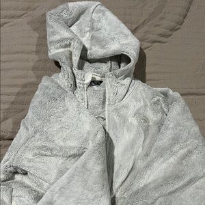 The North Face Gray Fleece Hoodie- XL but fits more like a M-L. Worn once.